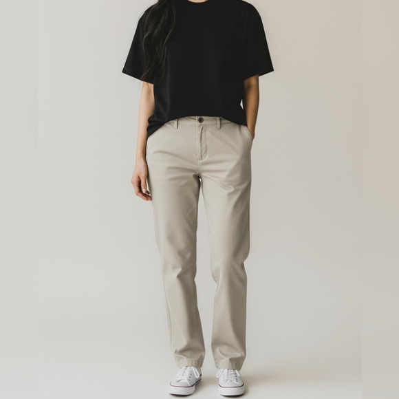 Eileen Fisher Pants - Eileen Fisher Cotton Pants In Beige Size Women's Medium